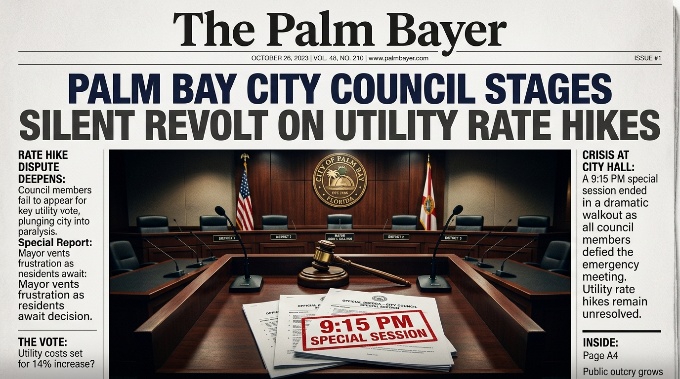 Palm Bay Adopts Millage Rollback, Halts Utility Rate Hikes, and Sets February Deadline on Municipal Pool